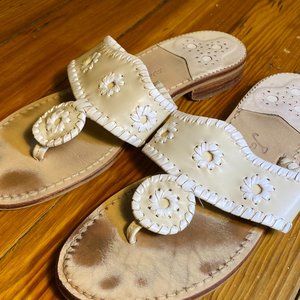 Jack Rogers Sandals (white/neude) *Great for Spring!*